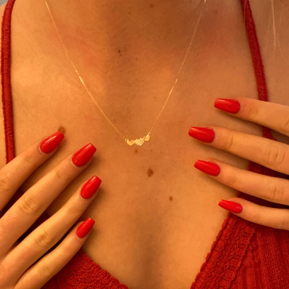 14k Gold Heart Necklace
